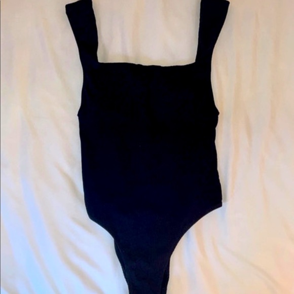 Zara Swim Zara Black Ribbed One Piece Swimsuit Poshmark